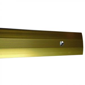 Cubrejunta Plana Con Tornillo Aluminio 1 m Bronce