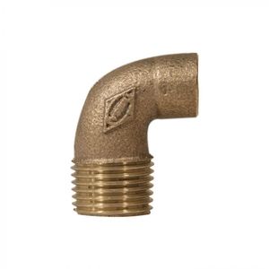 Codo Bronce SO-HE 3/8 x 1/2"