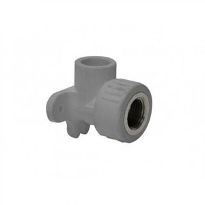 Codo PPR Con Soporte HI 20 mm 1/2"