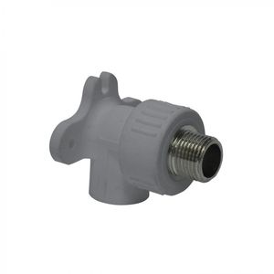 Codo PPR Con Soporte HE 25 mm 1/2"