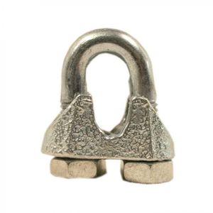 Abrazadera Para Cable 3/16" Zincado