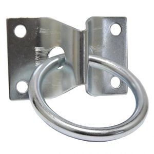 Argolla Amarra Cable con Platina 2 x 1/4"