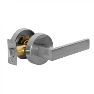 Cerradura Tubular Manilla Cuadrada Simple Paso Antimicrobiana Acero Inoxidable
