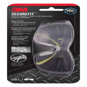 Lente De Seguridad Securefit SF400 Antiraya Transparente