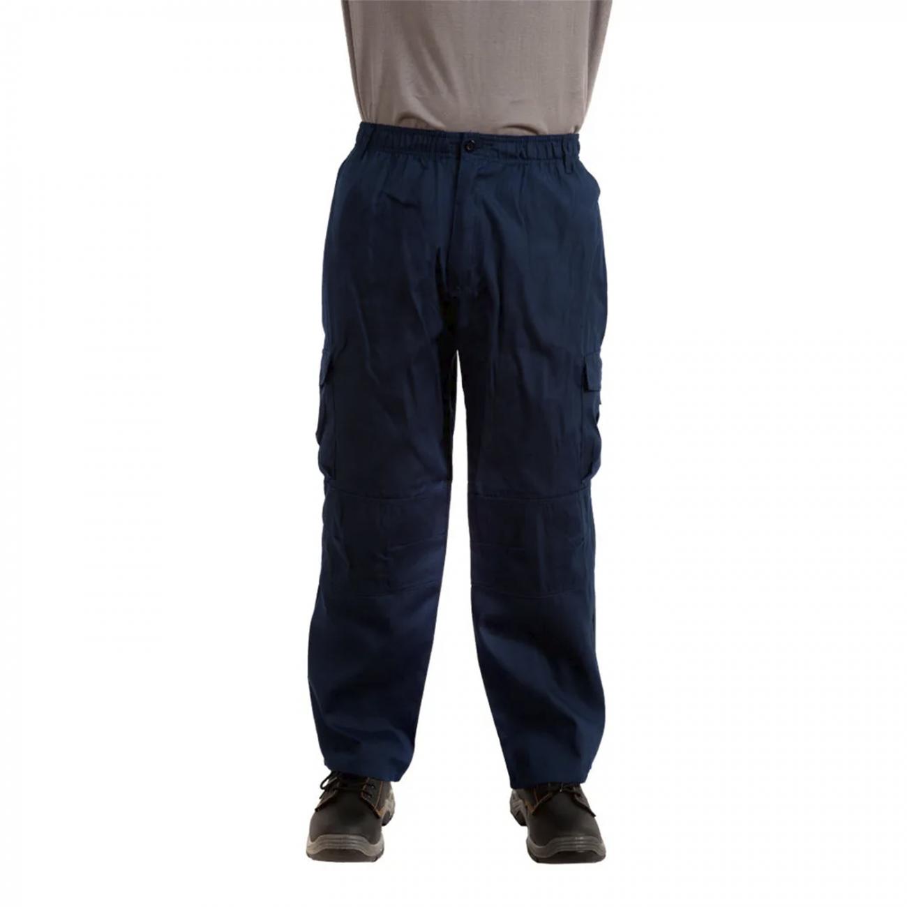 2200R/N/34R, Pantalones de trabajo para Hombre, Azul marino, Algodón,  Poliéster reciclado Hawk EarthPro Combat Trouser 34plg 84cm