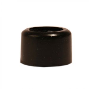 Tope de puerta Básico 30 x 20 mm 1 unidad negro