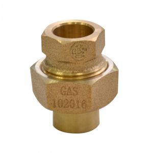 Unión Americana Para Gas Bronce SO-SO 1/2"