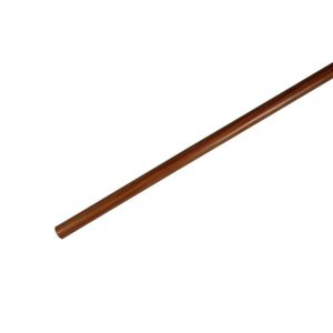 Barra Cortina Madera 19 mm 1,5 m Chocolate