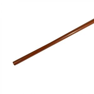 Barra Cortina Madera 28 mm 2 m Chocolate