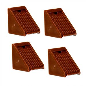 Escuadra Triangular Café 4 un