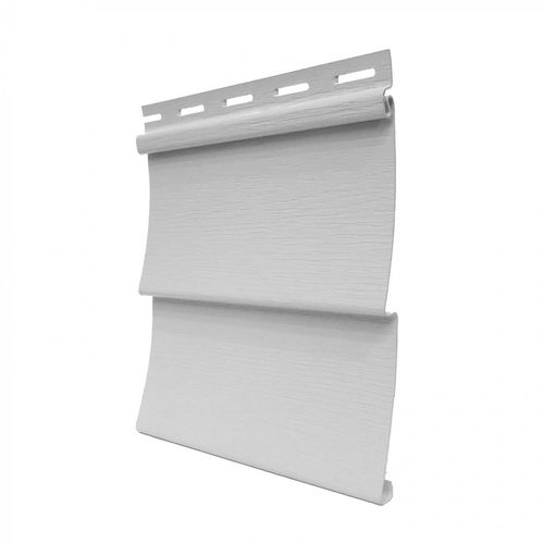 Revestimiento Siding Modelo Americano Exterior 0,2x3,8M PVC Blanco