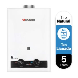 Calefont Master 5 L Gas Licuado Tiro Natural Ionizado