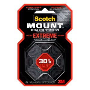 Cinta Montaje Extrema 25,4 mm 1,5 m Negro