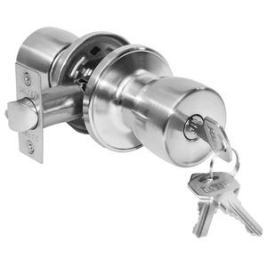 Cerradura Tubular Pomo Acceso Tulipa Acero Inoxidable