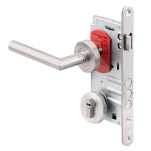 Cerradura De Embutir Pomo Acceso 1/2 Izquierda Toscana B60 Acero Inoxidable