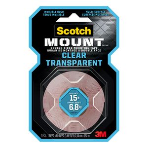 Cinta Montaje Scotch 25,4 mm 1,52 m Transparente