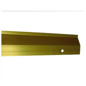 Cubrejunta Desnivel Con Tornillo Aluminio 1 m Oro