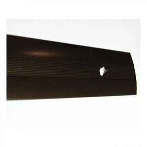 Cubrejunta Aluminio 1 m Madera Caoba