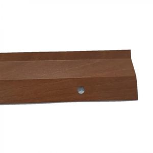 Cubrejunta Aluminio 1 m Madera Cerezo