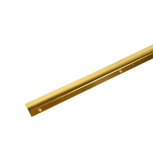 Cubrejunta Plana Con Tornillo Aluminio 98,5 cm Oro