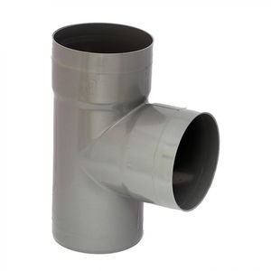 Tee PVC Sanitario 75 x 50 mm Gris