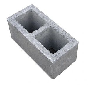 Bloque Hormigón Liso 15 x 20 x 40 cm Gris