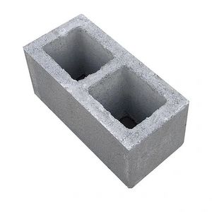 Bloque Hormigón Liso 20 x 20 x 40 cm Gris
