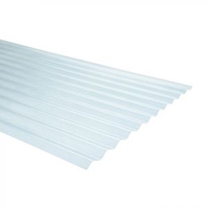 Plancha Fibra De Vidrio Ondulado 0,5 x 850 x 2000 mm Natural
