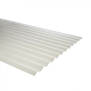 Plancha Fibra De Vidrio Premium Ondulado Luz Difusor 0,7 x 850 x 2500 mm