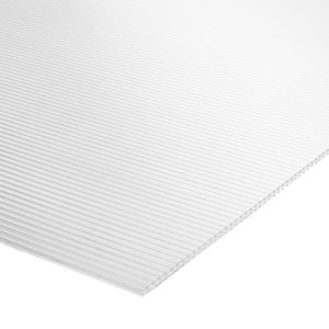 Plancha Policarbonato Alveolar 4 x 2100 x 2900 mm Transparente
