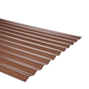 Plancha Policarbonato Ondulado 0,5 x 812 x 3660 mm Bronce