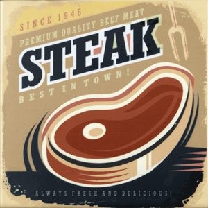 Mosaico 20 x 20 cm Food Steak