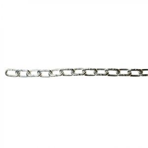 Cadena Eslabón Corto 3 mm Acero Zincado Por Metro