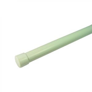 Barra Clóset Y Baño PVC Económica 24 mm 1,5 m Blanco