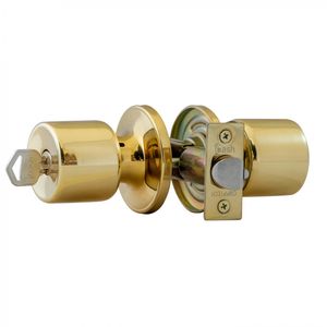Cerradura Tubular Pomo Dormitorio 440 Bronce Pulido