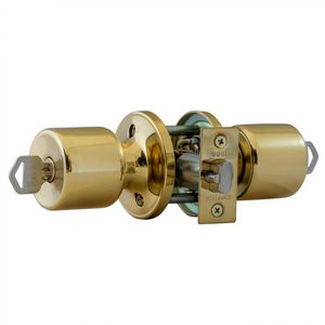 Cerradura Tubular Pomo Loggia 440 Bronce Pulido