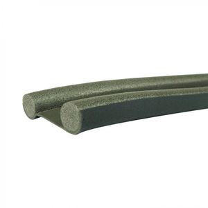 Burlete Aislante Para Puerta Doble Rollo 25 mm 95 cm Gris