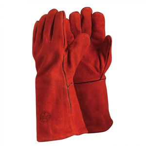 Guante Soldador Descarne Rojo