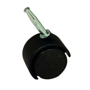 Rueda Nylon Con Base 50 mm Negro