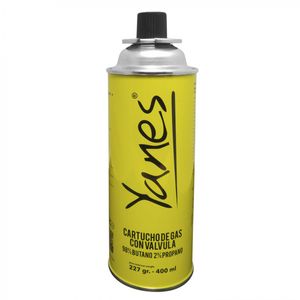 Cartucho De Gas Butano Con Válvula 227 gr