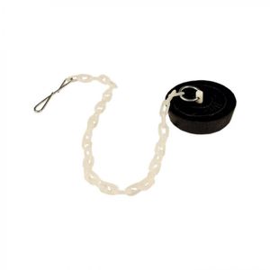 Tapón 1 1/2" Con Cadena Negro