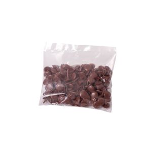 Tapa Tornillo Soberbio 3 mm Café Bolsa 144 un