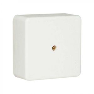 Caja De Distribución Sobrepuesta Cuadrada 66 x 66x 32 mm Blanco