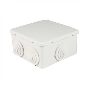 Caja Estanca 6 Salidas 80 x 80 x 45 mm Blanco