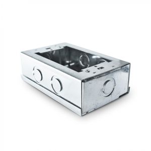 Caja Chuqui Metálica Pregalvanizada Plateado
