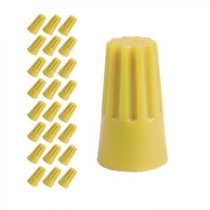 Conector Cónico 24,5 x 14 x 11 mm Amarillo
