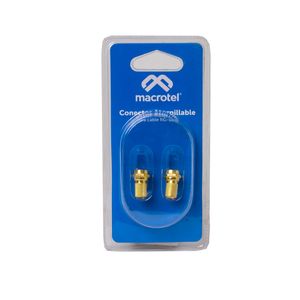 Conector Cable Coaxial 2 un