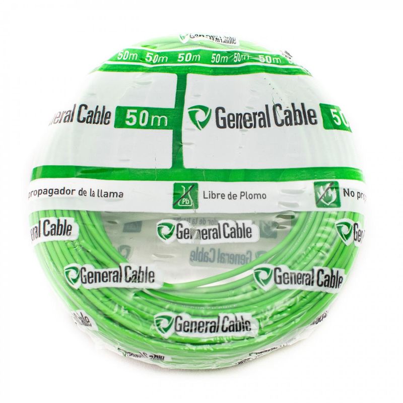 Cable libre de halogenos Pro 2.5 mm2 verde 100 m