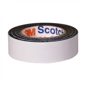 Cinta Aisladora Goma Autofundente Con Liner 19 mm 3 m Negro