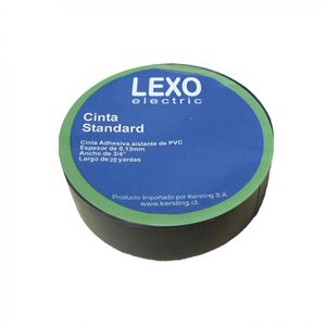 Cinta Aisladora PVC Standard 19 mm 20 m Negro